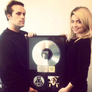 Interview with Justin Tranter, Hit Pop Songwriter for Selena Gomez, Justin Bieber, Fall Out Boy, Gwen Stefani and Other Artists 3 Justin Tranter and Katie Vinten.